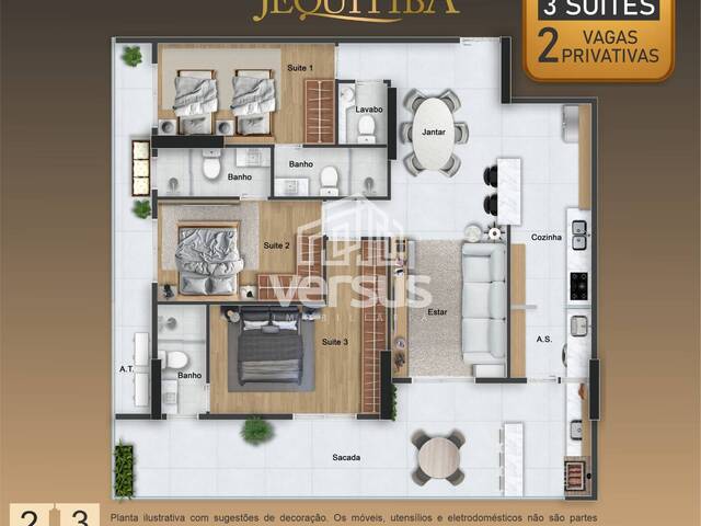 #327 - Apartamento para Venda em Praia Grande - SP - 2