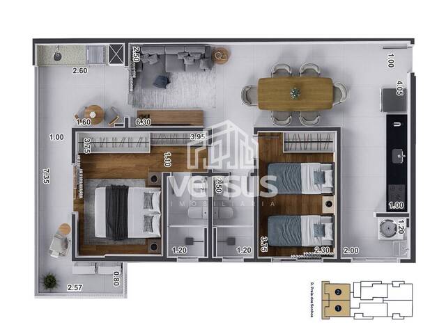 #332 - Apartamento para Lançamento em Praia Grande - SP - 3
