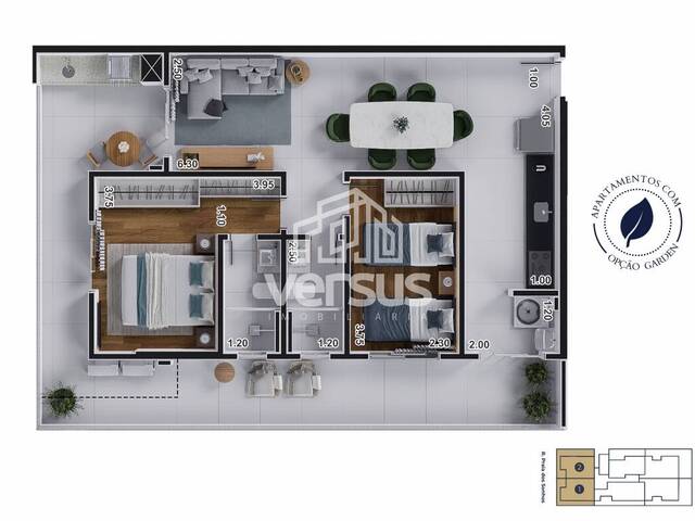 #332 - Apartamento para Lançamento em Praia Grande - SP - 2