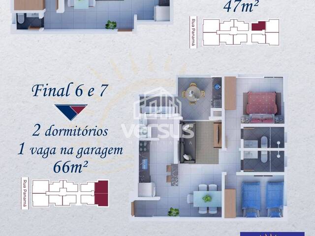 #333 - Apartamento para Venda em Praia Grande - SP - 3